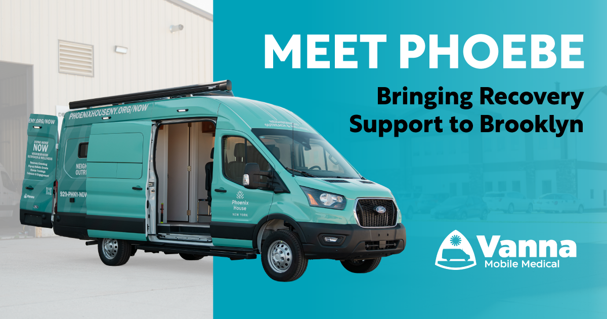 Meet Phoebe: bringing recovery support to Brooklyn, with the teal Phoenix House van